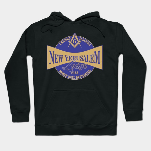 New Yerusalem Lodge #158, PHA Hoodie by Brova1986